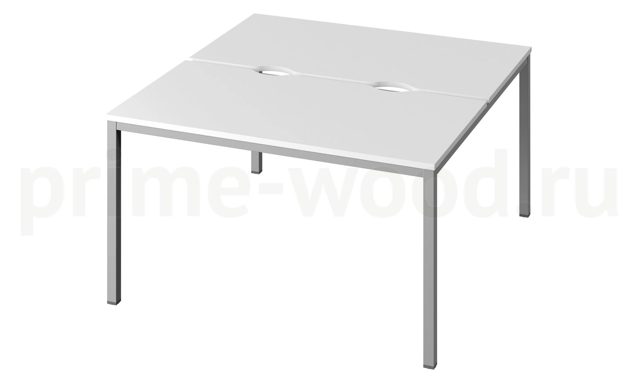 Стол-тандем на металлокаркасе "LITE" Public Comfort 135x144x74 - фото 7
